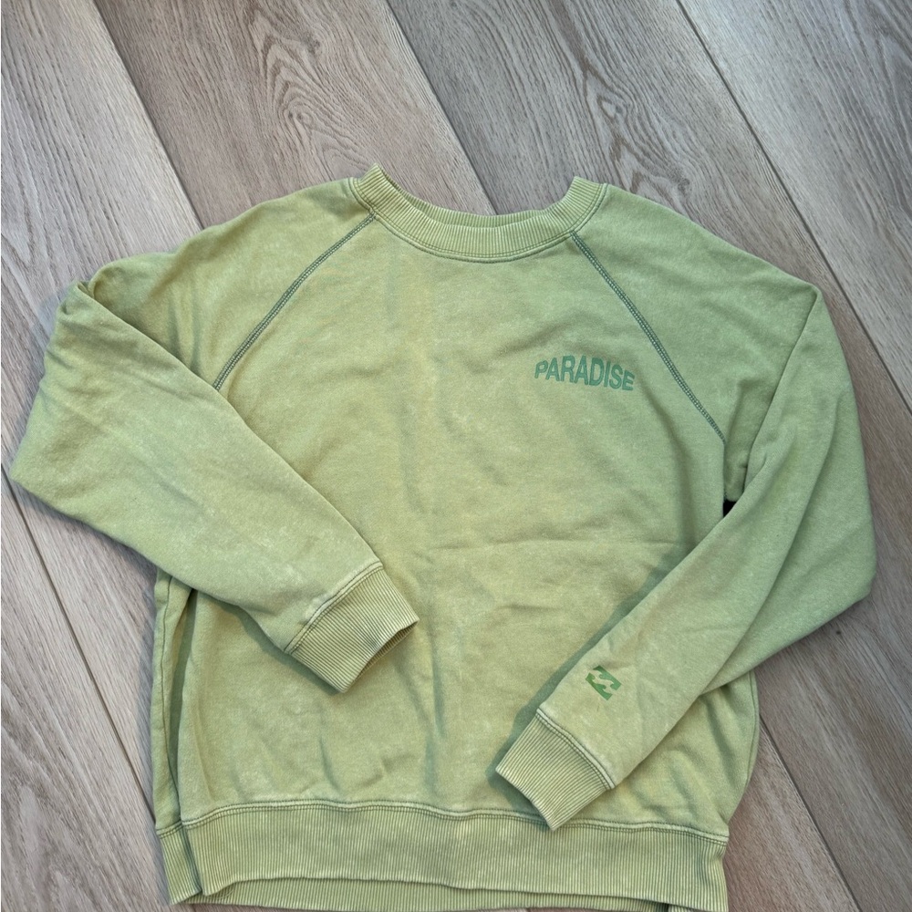 BILLABONG PARADISE CREWNECK: S in GREEN